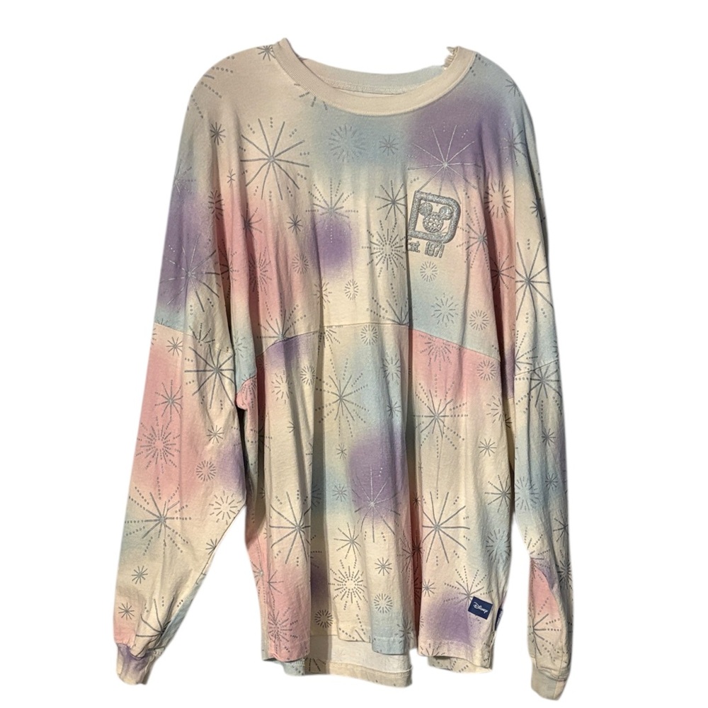 Walt Disney World 100 Year Anniversary Spirit Jersey XXL Tie Dye Pink Mickey - Picture 2 of 9